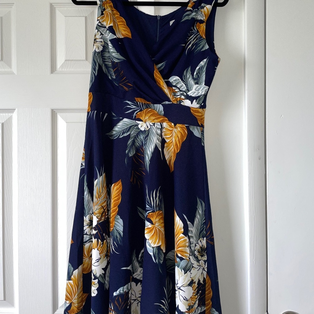 GRACE KARIN Women's Sleeveless Wrap V-Neck A-line Dress